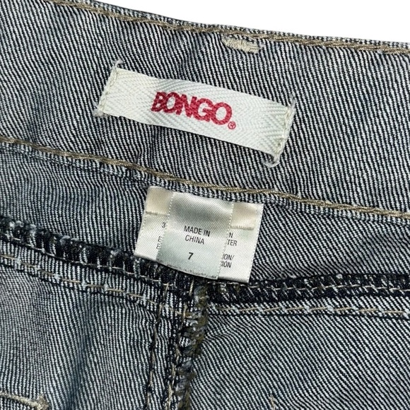 Bongo Y2K Lowrise Flared Embroidered Jeans Womens 7 Western Preppy Vintage Jewel - Picture 7 of 10